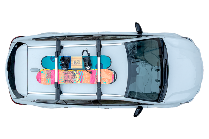 Inter Pack Frostline 4 - Aluminiumhalterung für 4 Paar Ski oder 2 Snowboards