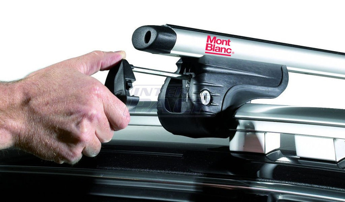 Mont Blanc AMC 5400-A46 Aluminium-Dachgepäckträger für herkömmliche Reling