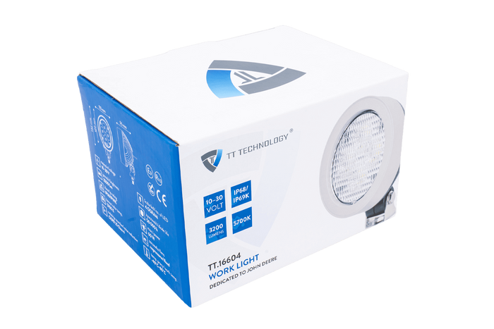LED Arbeitsscheinwerfer Reflektor TT Technology TT.16604 4xLED 3200lm grau für John Deere