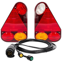 Lichtset: ASPÖCK EARPOINT III Rücklichter + MANTES Kabelbaum 4,1m 13-PIN