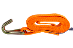 UNITRAILER 2 m/25 mm/1 t orangefarbenes Transportband mit Spanner