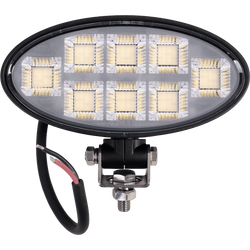 LED-Arbeitsscheinwerfer-Reflektor TT TECHNOLOGY SCHWARZ TT.13417 160xLED 8900lm oval