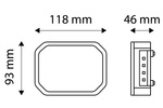 TT TECHNOLOGY TT.12018L LED Rückleuchte, 4 Funktionen, links