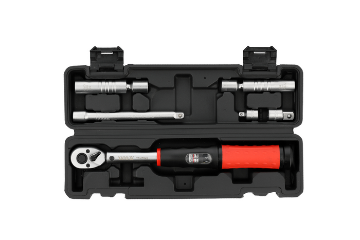 YATO 3/8" 10–60 Nm 6-teiliges Drehmomentschlüssel-Set für den Zündkerzenwechsel