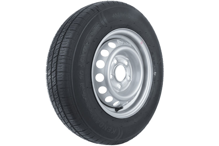 Verstärktes Rad für Anhänger KENDA TIRE 165/80 R13C 96/94N KENDA RIM 4,5Jx13"H2 5x112 ET:30