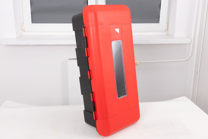 Feuerlöscherkasten 6/9 kg DAKEN 82130 REGON 715x335x240 mm rot