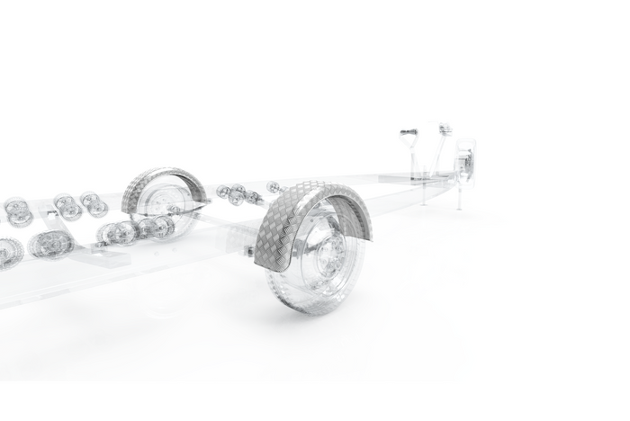 Anhänger Kotflügel 15-16" DOMAR D29130 Radlauf 790/220mm