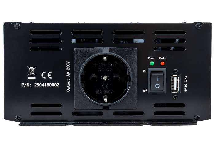 Spannungswandler 24V/230V (1000/2000W) KAMAR E1927