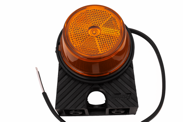 FRISTOM FT-059 LED-Universalmarkierungsleuchte, orange, mit Winkelhalterung