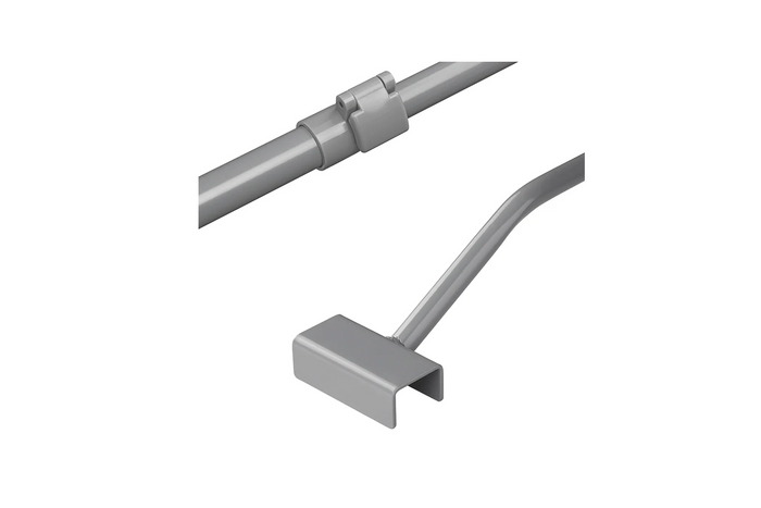 Flache Planenhalterung für ProPlus-Anhänger 340914V01, verstellbar 100–155 cm
