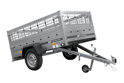 PKW-Anhänger 200x125 UNITRAILER GARDEN 201 KIPP mit Gitteraufsatz
