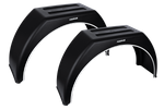 Satz mit zwei Kotflügeln für einen 14-17" Anhänger DOMAR DK3110 flache Radkästen 870/260mm