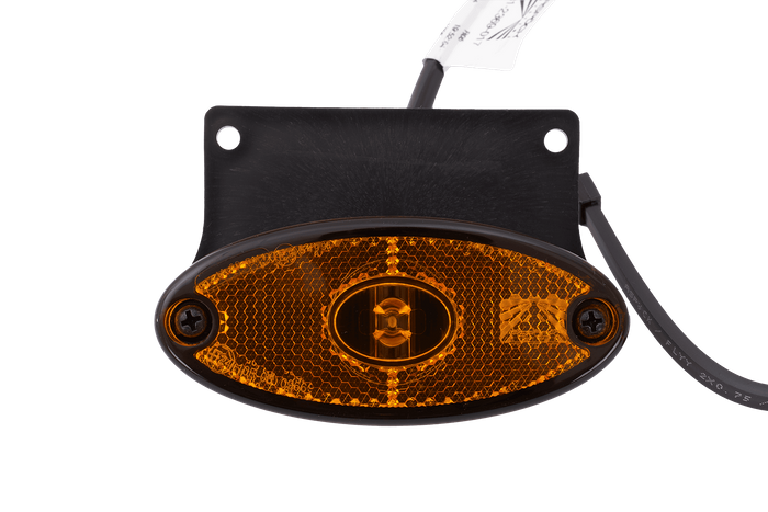ASPÖCK FLATPOINT II LED Umrissleuchte, orange, universal, mit Halterung