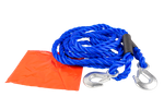 Abschleppseil mit Haken LAMP Abschleppgurt 4m/18mm/5t blau