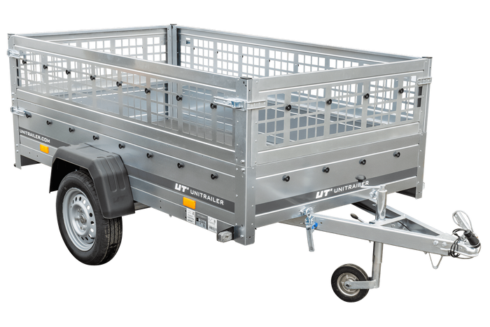 PKW-Anhänger 230x125 UNITRAILER GARDEN 230 KIPP mit Gitterwänden