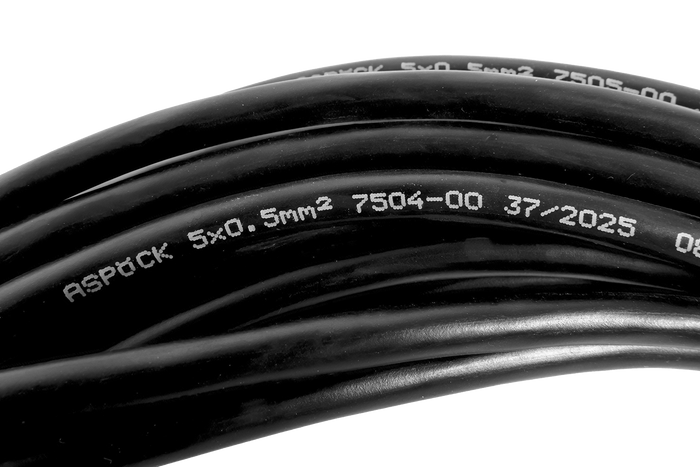 ASPÖCK Kabelbaum, 5 m, 13-poliger Stecker, 2 x 5-polige Bajonettstecker