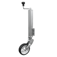 UNITRAILER automatisches Stützrad mit Griff 400 kg 60 mm 470–785 mm
