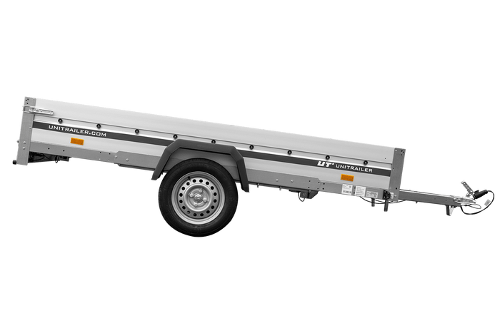 Anhänger mit Aluminiumseitenwänden 264x150 Unitrailer Garden 265 KIPP ALU