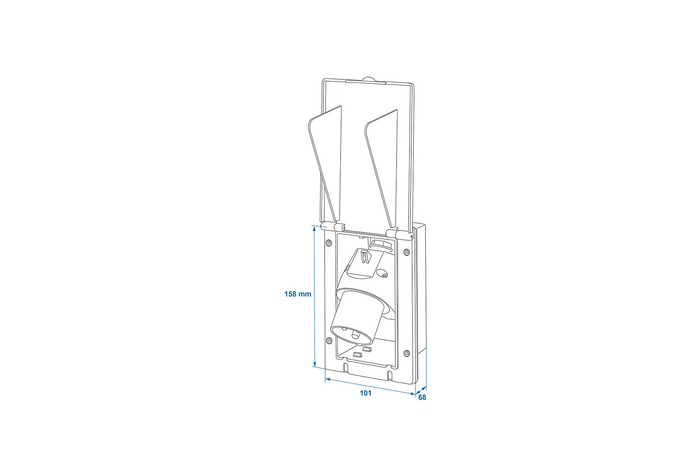 CEE ProPlus 373505 Außensteckdose 160×100mm