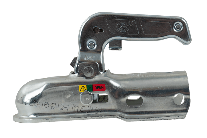 STEELPRESS BC-1200C Kugelkopfkupplung für 1200kg Anhänger mit 50mm Rohrdeichsel