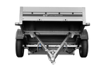 Anhänger auf Federn mit Aluminiumseitenwänden 200x125 Unitrailer Garden 201/R KIPP ALU