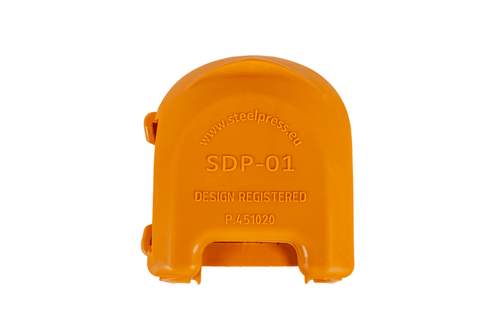 Sicherheitsabdeckung für die STEELPRESS SDP-01 Soft Dock Kugelkupplung mit Platz für den Stecker