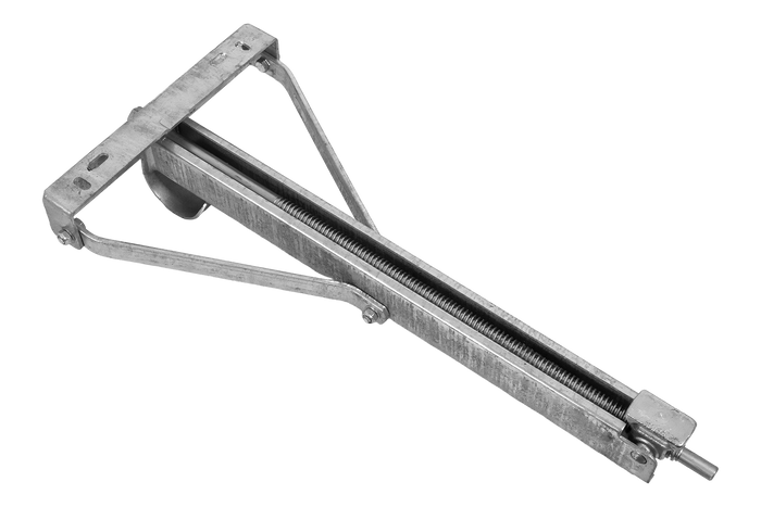 KNOTT 6X1197.007 ausziehbarer Eckstabilisator für Anhänger 1100 kg 498 mm