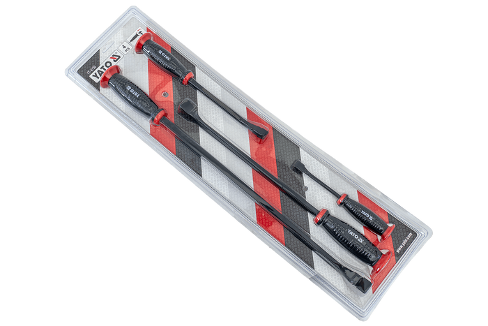 YATO YT-4730 Brecheisen mit Griff, 4er-Set.