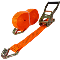 UNITRAILER 12 m/50 mm/5 t oranges Transportband mit Spanner