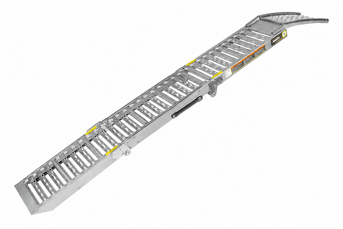 UNITRAILER ALR005 klappbare Auffahrrampe aus Stahl für Anhänger, 200 cm, 250 kg
