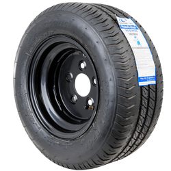 OUTLET Verstärktes Rad für Anhänger LINGLONG REIFEN 195/55 R10C 98/96N UNITRAILER FELGE schwarz 6Jx10" 5x112 ET:-4