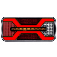 KAMAR X-SPIDER L2424 LED-Rücklicht mit 5 Funktionen, universell