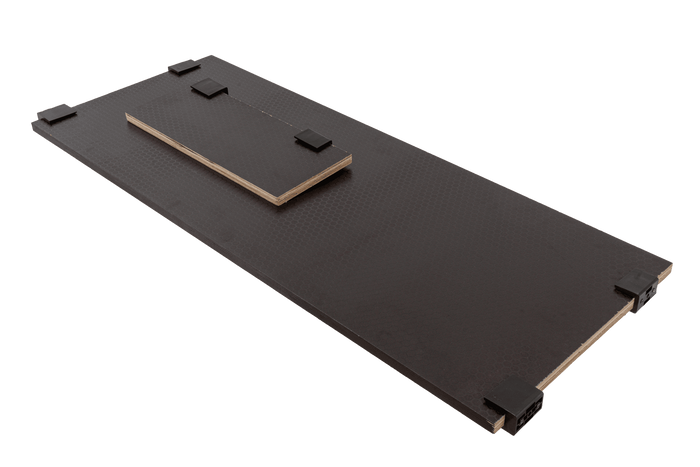 Set mit zwei Regalen für den Werkzeugkasten DAKEN ARKA 81209, 1125x445mm und 445x180mm