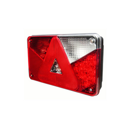 ASPÖCK MULTIPOINT V LED-Rücklicht, Bajonettanschluss 8-PIN, 7 Funktionen, rechts