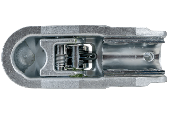 STEELPRESS BC-3000C-00-00+Z2 Kugelkopfkupplung für 3000kg Anhänger mit 35-50mm Rohrdeichsel, Gusseisen