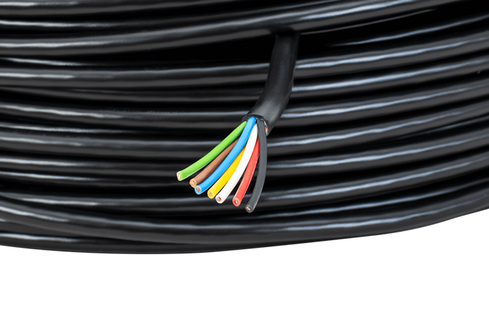 TEXSIM YLY-S 7x0,5 siebenadriges Elektrokabel - 1m
