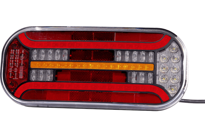FRISTOM FT-600 LED-Rückleuchte, 6 Funktionen, links