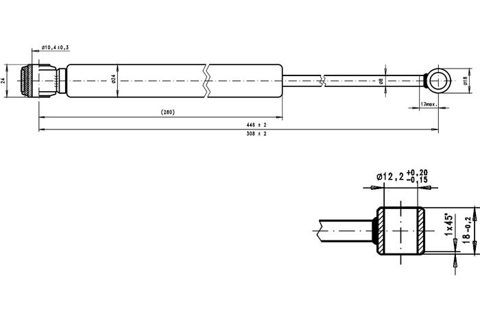 AL-KO 101VB Auflaufvorrichtung/Bremsstoßdämpfer für Anhänger 700-1000 kg