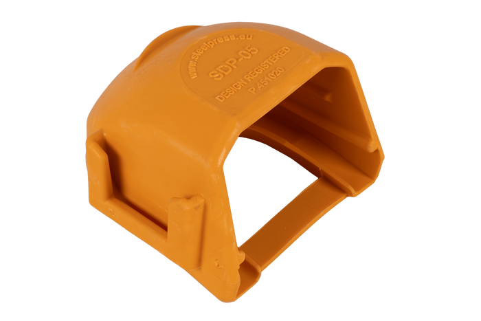 Sicherheitsabdeckung für die STEELPRESS SDP-05 Soft Dock Kugelkupplung mit Platz für den Stecker