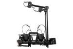 Inter Pack Velox 2 LED - faltbarer Anhängerkupplungs-Fahrradträger für 2 Fahrräder mit LED-Beleuchtung (schwarz)