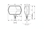 ASPÖCK LuxLED II LED-Frontleuchte, 7 Funktionen, 6-polig, DEUTSCH DT06-6S, rechts