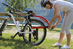 Trail Angel Fahrrad-Anhängerkupplung – Rot