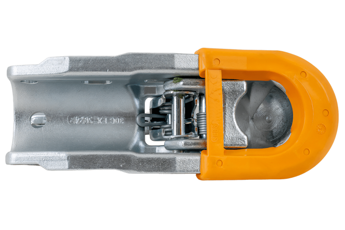 STEELPRESS BC-3000C-00-00+Z3 Kugelkopfkupplung für 3000kg Anhänger mit 35-50mm Rohrdeichsel, Gusseisen