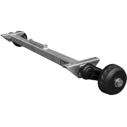 KNOTT VGB13-M gebremste Achse für Anhänger/Träger 1350 kg 1450 mm 1900 mm 5x112