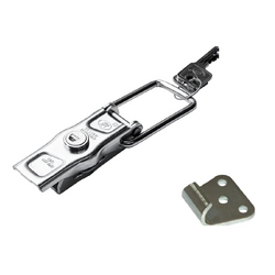 Seitenkupplung mit STEELPRESS ZB-13A+Z-11A Verschluss, komplettes Anhängerseitenschloss mit Schlüssel