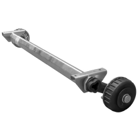 AL-KO EURO gebremste Achse für Anhänger/Autotransporter 1800 kg 1650 mm 2150 mm 5x112