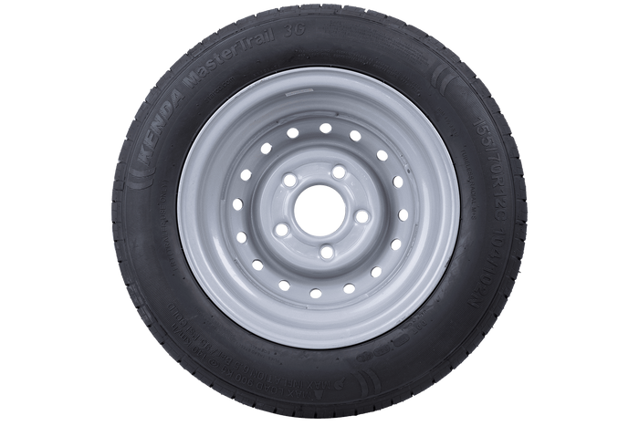 OUTLET Verstärktes Anhängerrad REIFEN KENDA 155/70 R12C 104/102N FELGE STARCO 4.5Jx12&quot;H2 5x112 ET:20