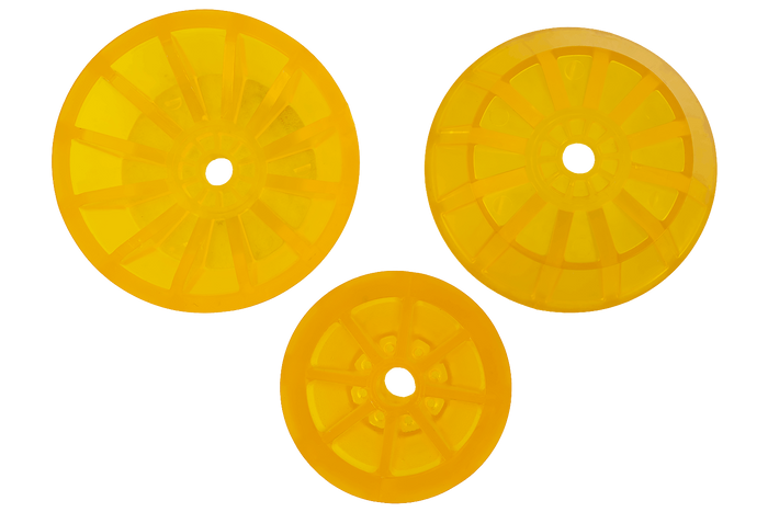 KNOTT Kielrolle-Set: Kielrolle mit Endkappen aus Polyvinyl für Anhänger