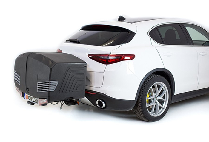 Towbox V3 Camper schwarz - Kastenträger für Anhängerkupplung