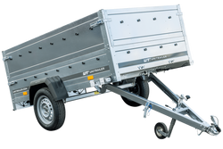 PKW-Anhäger 230x125 UNITRAILER GARDEN 230 KIPP mit Zusatzwänden